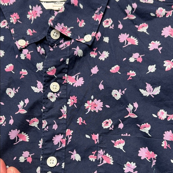 Bonobos Navy Blue Floral Men's Shirt - Picture 5 of 5